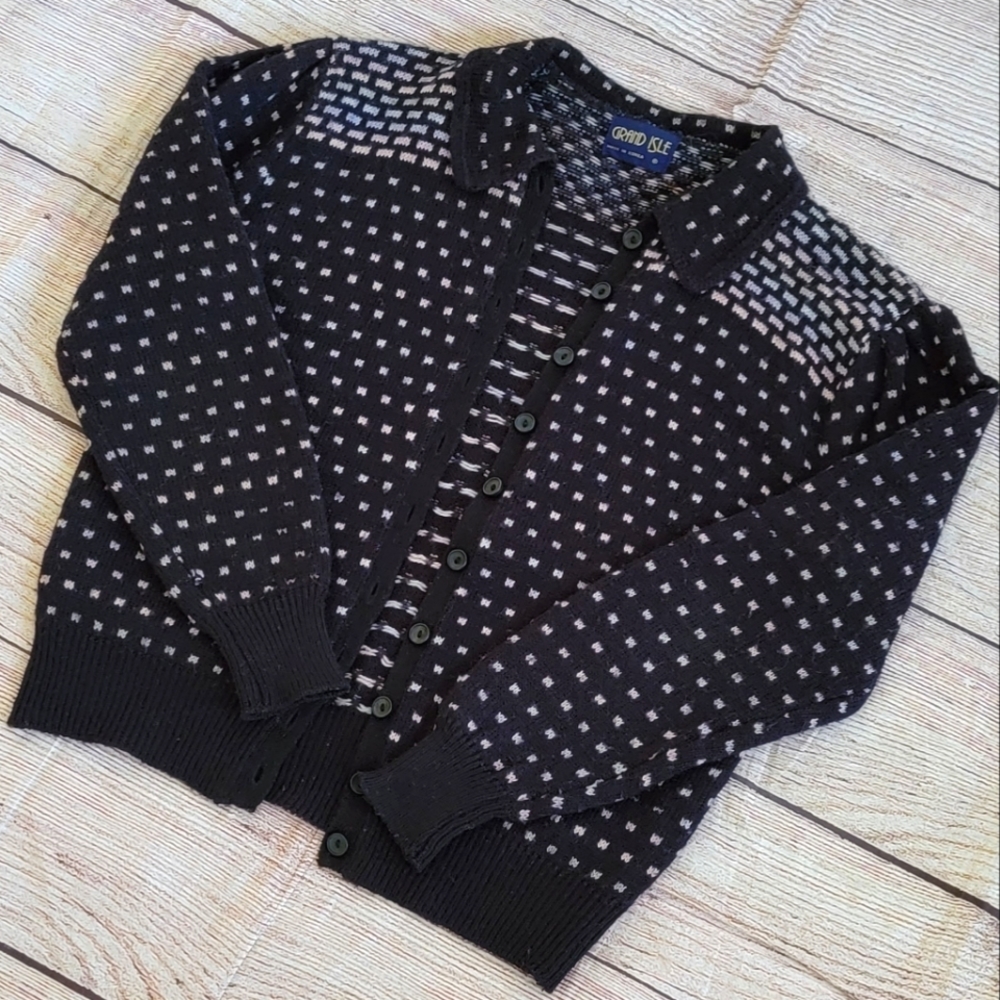 Rare Vintage Button Front Sweater Cardigan